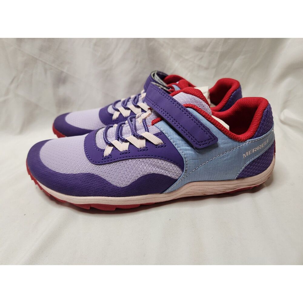 Merrell Trail Glove 7 Girls Size 7 No‑Tie Athletic Shoes Purple